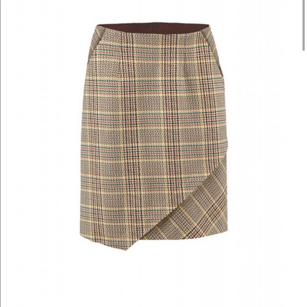 Cabi Pastime Skirt 3584 Tweed Print Medium NWT